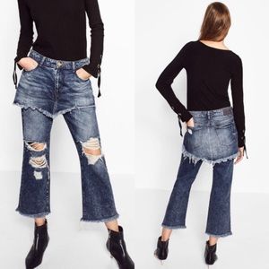 Zara Trafaluc Denimwear Jean Skirt